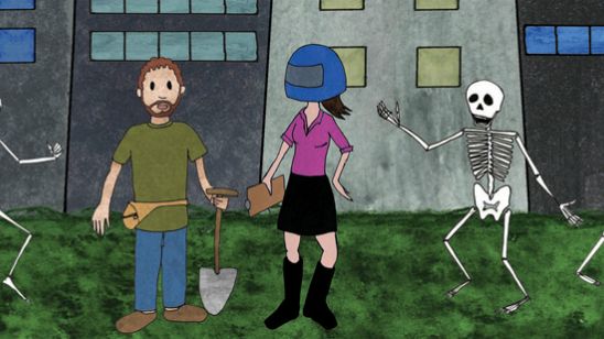 Imagem da notícia Exclusivo: Cartaz oficial de Sinfonia da Necrópole é meio divertido, meio assustador