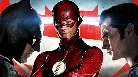 Imagem da notícia Elenco da série The Flash diz de que lado estará na estreia de Batman vs Superman - A Origem da Justiça
