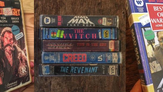 Artista imagina incríveis capas VHS para sucessos recentes