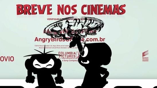 Imagem da notícia Flagra: Mônica e Cebolinha brigam em sessão de Angry Birds - O Filme