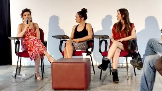 Imagem da notícia Mayana Neiva e Djin Sganzerla falam sobre o ofício da atriz e  empoderamento feminino no Festival Guarnicê 2016