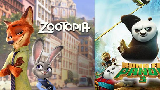 Imagem da notícia Zootopia e Kung Fu Panda 3 já estão disponíveis no Telecine On Demand