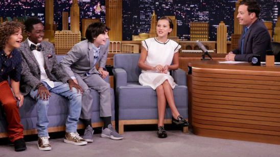 Imagem da notícia Atores mirins de Stranger Things falam sobre cena de beijo