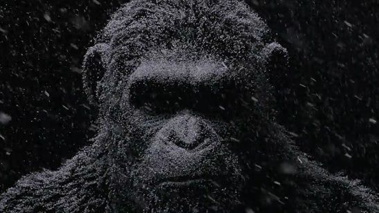 Imagem da notícia Caesar manda mensagem em cartaz animado de War for the Planet of the Apes