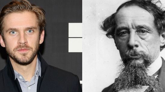 Imagem da notícia Dan Stevens será o autor Charles Dickens nas telonas