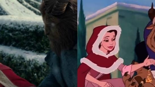 Vídeo compara trailer de A Bela e a Fera com cenas da animação clássica