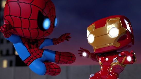 Imagem da notícia Fogo amigo: Homem-Aranha ataca Homem de Ferro em curta da Marvel feito com funkos