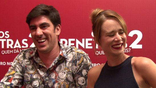 Imagem da notícia Os Penetras 2: Marcelo Adnet e Mariana Ximenes explicam a diferença entre humor no cinema e humor na TV