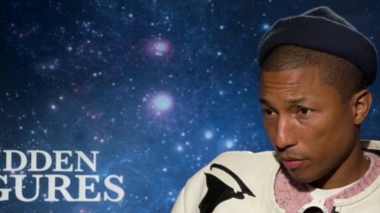 Imagem da notícia Estrelas Além do Tempo: Pharrell Williams fala sobre a trilha sonora e as canções compostas para o filme (Entrevista exclusiva)