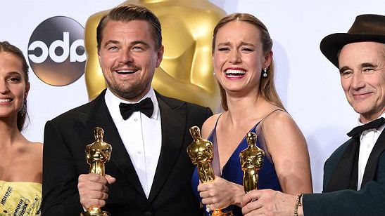 Alicia Vikander, Leo DiCaprio, Brie Larson e Mark Rylance irão apresentar o Oscar 2017 