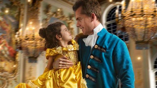 Imagem da notícia Pai e filha recriam cenas de A Bela e a Fera em ensaio fotográfico