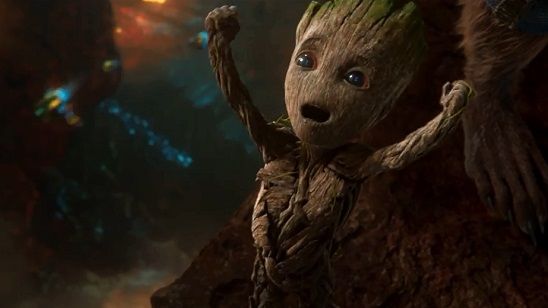 Imagem da notícia Ação faz Baby Groot gritar muito em vídeo inédito de Guardiões da Galáxia Vol. 2