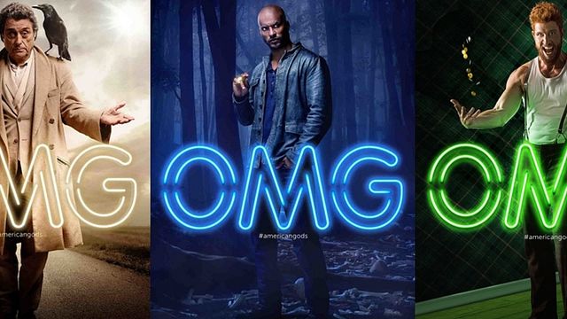 Imagem da notícia American Gods introduz os personagens em cartazes individuais