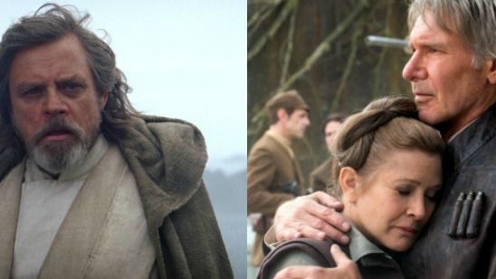 Imagem da notícia Mark Hamill gostaria que Star Wars - O Despertar da Força tivesse mostrado reunião entre Luke, Leia e Han