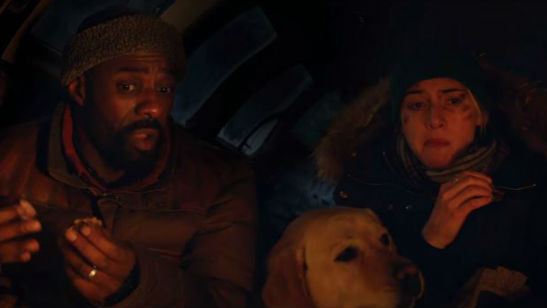 Kate Winslet e Idris Elba são os sobreviventes de um trágico acidente de avião no trailer de Depois Daquela Montanha