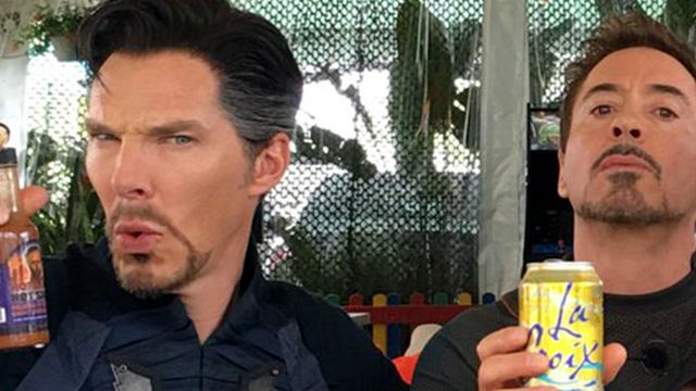 Imagem da notícia Robert Downey Jr. compartilha divertida foto de bastidores de Vingadores: Guerra Infinita