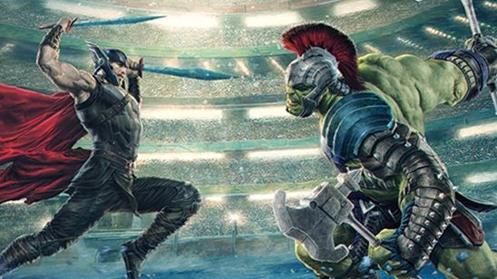 Imagem da notícia Comic-Con 2017: Hulk e o Deus do Trovão se enfrentam em novos cartazes de Thor - Ragnarok