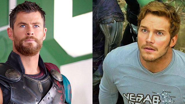 Imagem da notícia Chris Hemsworth revela que ficou "abalado" em primeiro encontro com Chris Pratt no set de Vingadores 3