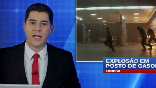 Imagem da notícia Bright: Evaristo Costa faz plantão de notícias para divulgar novo filme de Will Smith