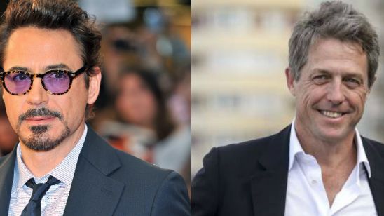 Imagem da notícia Robert Downey Jr. e Hugh Grant encerram briga de duas décadas pelo Twitter
