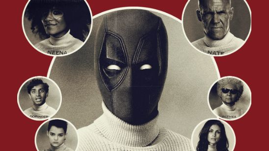 Imagem da notícia Deadpool 2: Mercenário Tagarela, Cable, Domino e sua gangue surgem de suéteres em novo pôster