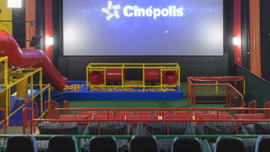 Imagem da notícia Brasil terá a primeira sala de cinema com playground da América do Sul