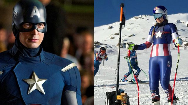 Imagem da notícia Atletas usam trajes inspirados no Capitão América e na Capitã Marvel nas Olímpiadas de Inverno 2018