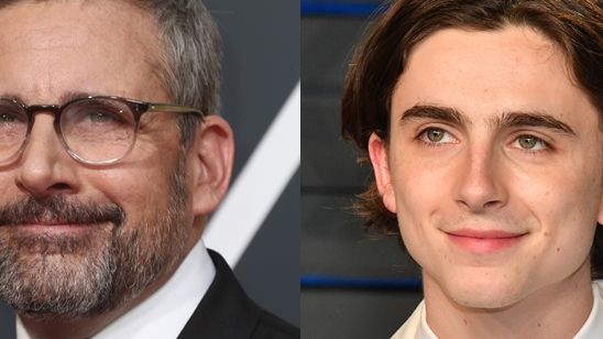 Imagem da notícia Steve Carell e Timothée Chalamet são pai e filho na primeira imagem de Beautiful Boy