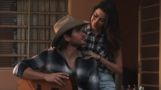 Imagem da notícia Coração de Cowboy: Romance sertanejo protagonizado por Gabriel Sater e Thaila Ayala ganha teaser
