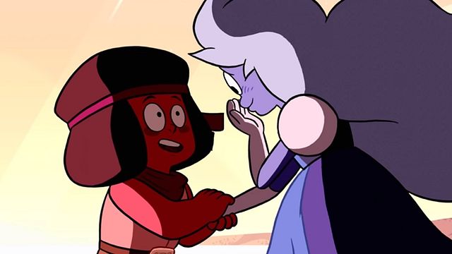 Imagem da notícia Steven Universo quebra tabu com cena de pedido de casamento LGBT