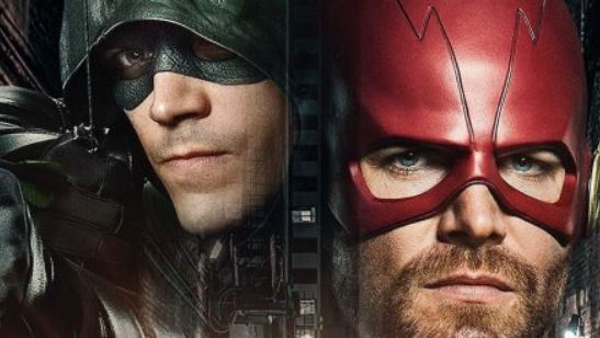 Crossover de Arrow, The Flash e Supergirl ganha primeiro cartaz com troca-troca de heróis