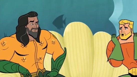 Imagem da notícia Aquaman de Jason Momoa encontra versão clássica do herói em sessão de terapia