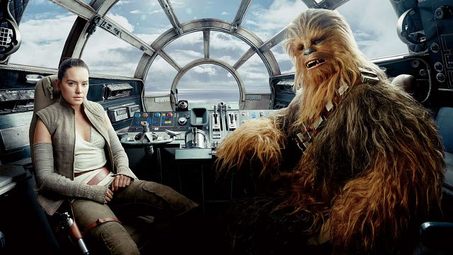 Imagem da notícia Star Wars IX: Lando, Millennium Falcon e capacete do Darth Vader aparecem em primeiras cenas (Descrição)