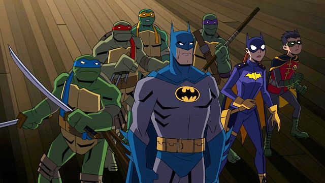 Imagem da notícia Batman Vs. Tartarugas Ninja: Novo clipe mostra a primeira interação de Batgirl com o quarteto