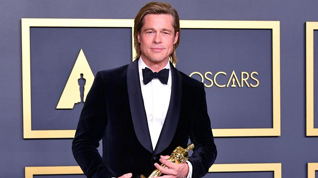 Imagem da notícia Oscar 2020: Brad Pitt vence seu primeiro Oscar de atuação e agradece a Tarantino, DiCaprio e seus filhos