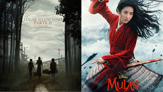 Março: Um Lugar Silencioso - Parte II e Mulan são os destaques nas estreias dos cinemas