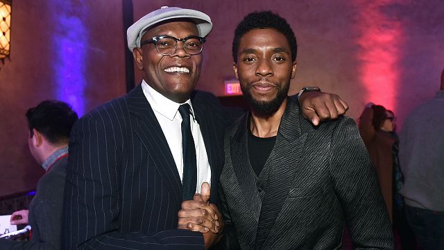 Imagem da notícia Chadwick Boseman e Samuel L. Jackson estavam planejando filme juntos