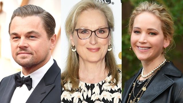 Leonardo DiCaprio, Meryl Streep e grande elenco se juntam ao filme de Jennifer Lawrence na Netflix