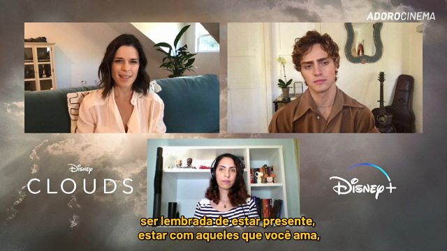 Imagem da notícia Clouds: Para Neve Campbell, mensagem do filme do Disney+ é a de viver o "aqui e agora" (Entrevista)