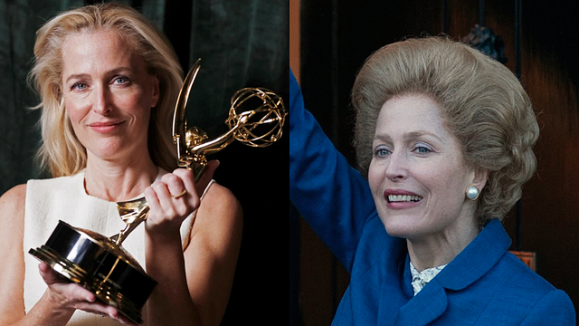 Imagem da notícia Emmy 2021: Gillian Anderson responde pergunta bizarra após ganhar prêmio por The Crown