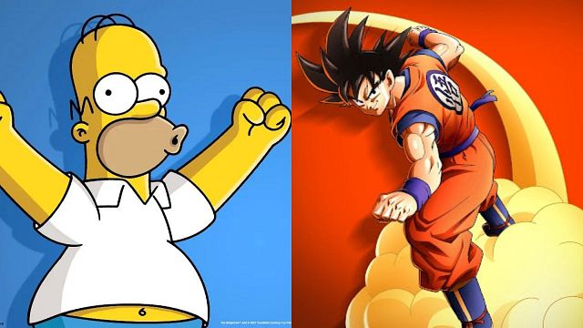 Imagem da notícia Crossover entre Dragon Ball e Os Simpsons é a animação que você não sabia, mas precisava ver