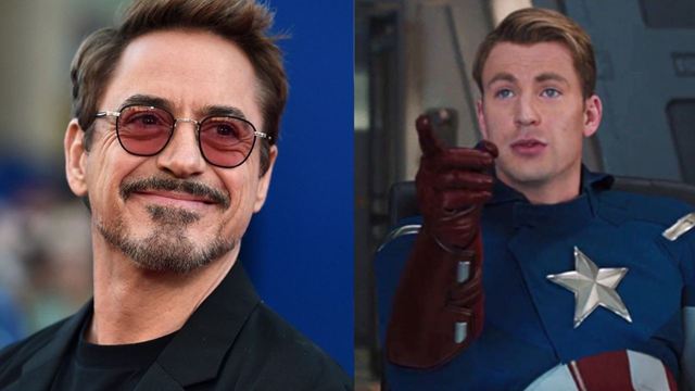 Robert Downey Jr. ajudou Chris Evans a conseguir o papel de Capitão América na Marvel; entenda