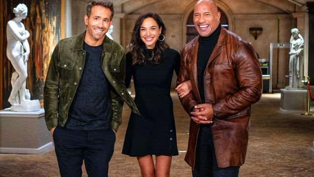 Imagem da notícia Alerta Vermelho: Gal Gadot quer fazer sequência com The Rock e Ryan Reynolds no Brasil (Entrevista Exclusiva)