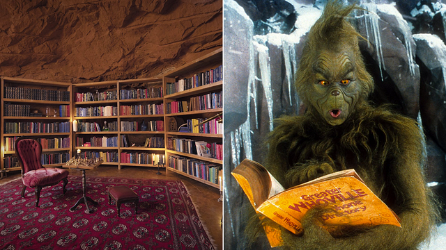 Imagem da notícia Fãs do Grinch vão poder passar férias de Natal em caverna igual a do personagem; veja fotos