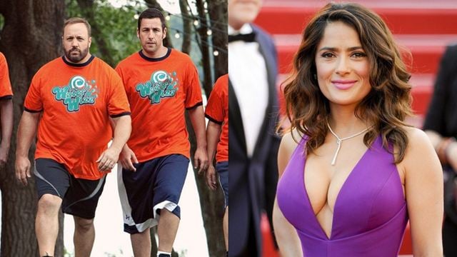 Gente Grande: Preconceito quase deixou Salma Hayek de fora do filme estrelado por Adam Sandler