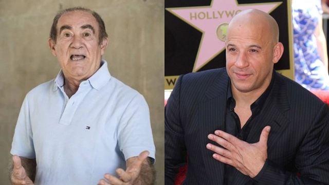 Renato Aragão revela encontro inusitado com Vin Diesel e mostra foto rara: "Momento especial"