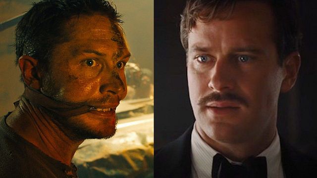 Imagem da notícia Tom Hardy cuspiu em Armie Hammer durante audição de Mad Max: "Havia essa intensidade"