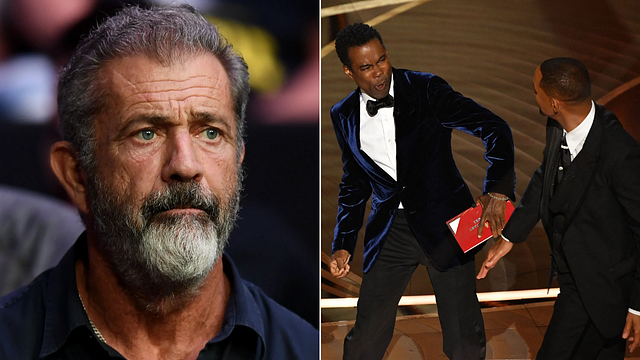 Imagem da notícia Mel Gibson se recusa a opinar sobre tapa de Will Smith e abandona entrevista