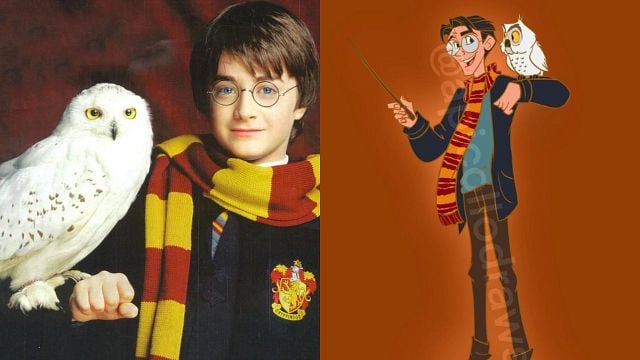 E se Harry Potter fosse uma animação da Disney? Artista imagina como ficariam os personagens