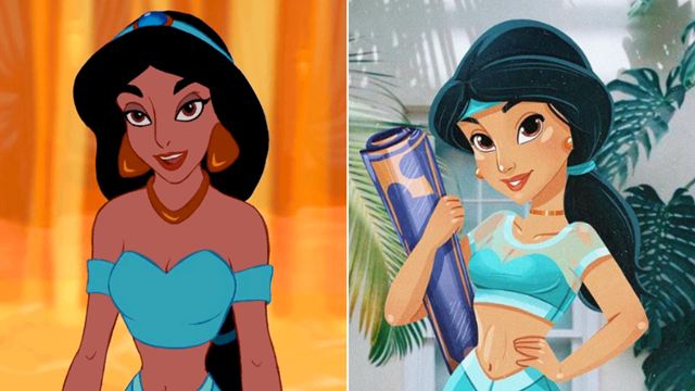 E se as princesas da Disney fossem blogueiras do Instagram? Artista cria versão moderna de Jasmine, Ariel, Mulan e mais